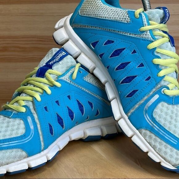 Reebok Smoothflex Flyer Blue Lemon V61472 Women's Size US 7.5 - Picture 9 of 9